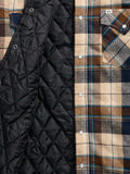 Men's Ely Cattleman Long Sleeve Quilted Flannel- Natural - Ely Cattleman - Flyclothing LLC
