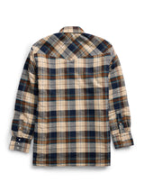 Men's Ely Cattleman Long Sleeve Quilted Flannel- Natural