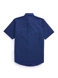 Men's Ely Cattleman Short Sleeve Solid Navy Western Shirt - Ely Cattleman - Flyclothing LLC