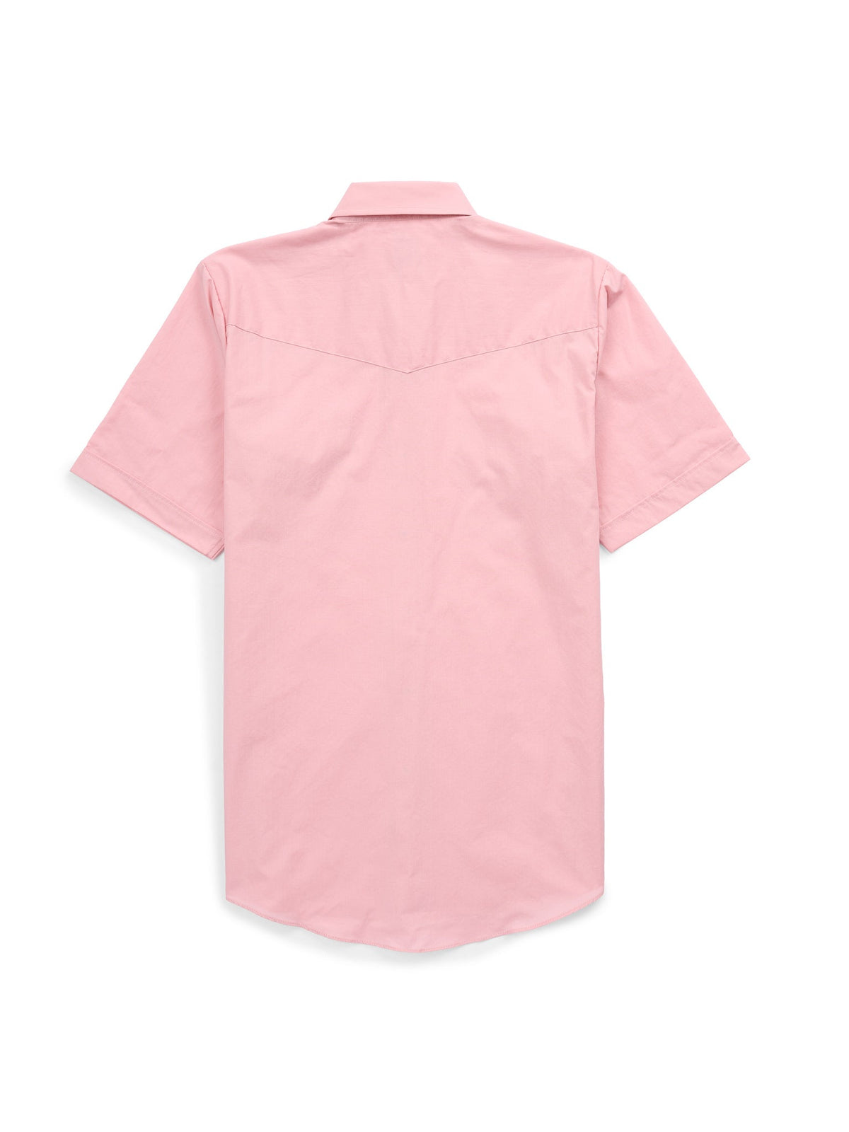 Men's Ely Cattleman Short Sleeve Solid Pink Western Shirt - Ely Cattleman - Flyclothing LLC