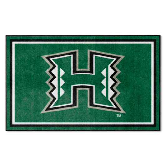 Hawaii Rainbows 4ft. x 6ft. Plush Area Rug - Hawaii