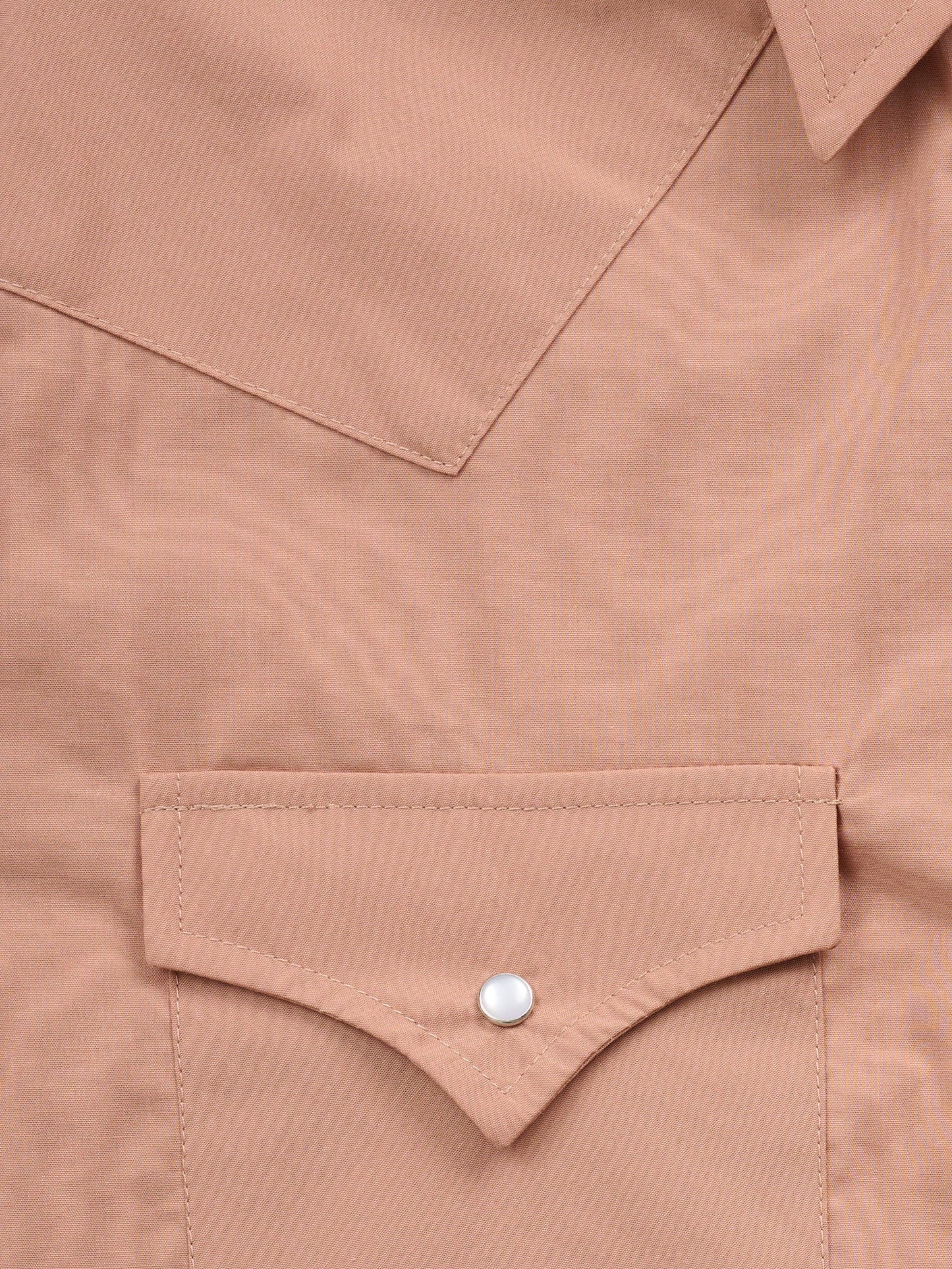 Men's Ely Cattleman Long Sleeve Solid Honey Brown Western Shirt