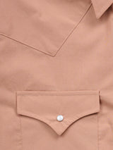 Men's Ely Cattleman Long Sleeve Solid Honey Brown Western Shirt