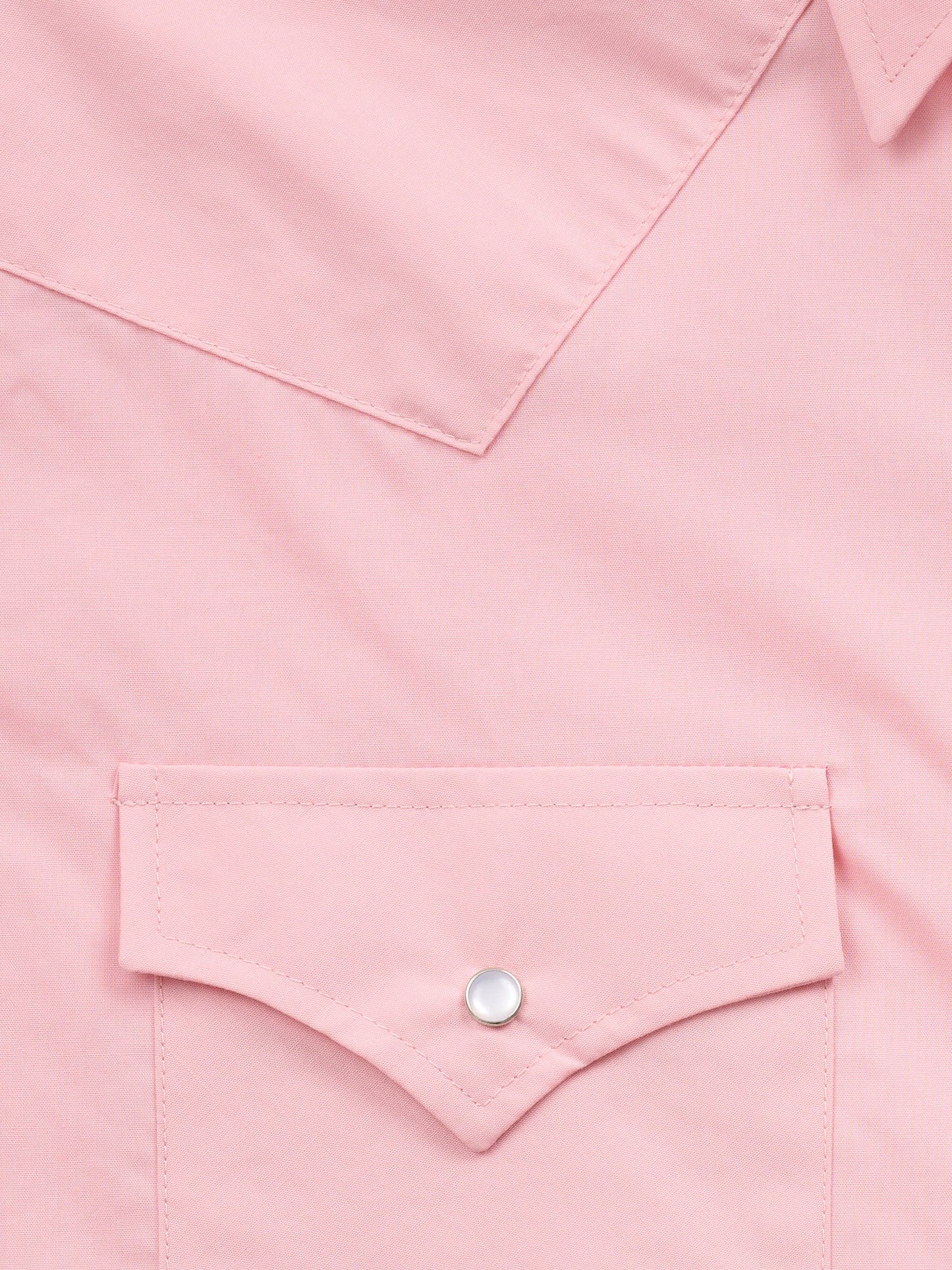 Men's Ely Cattleman Long Sleeve Solid Pink Western Shirt