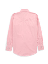 Men's Ely Cattleman Long Sleeve Solid Pink Western Shirt