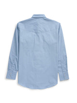 Men's Ely Cattleman Long Sleeve Solid Stone Blue Western Shirt - Ely Cattleman - Flyclothing LLC