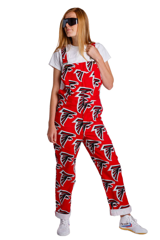 The Atlanta Falcons | Ladies Unisex NFL Overalls - Shinesty