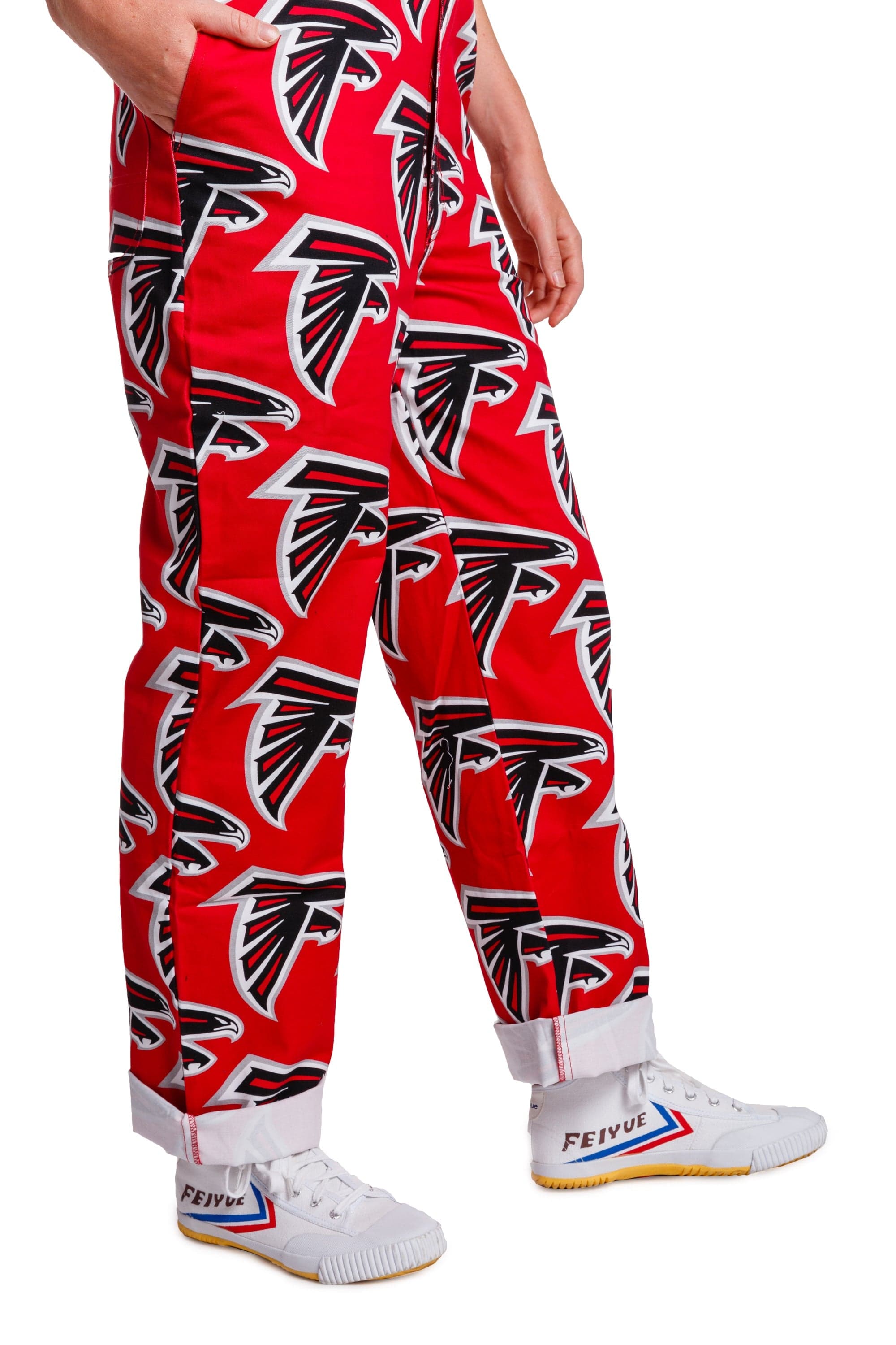The Atlanta Falcons | Ladies Unisex NFL Overalls - Shinesty