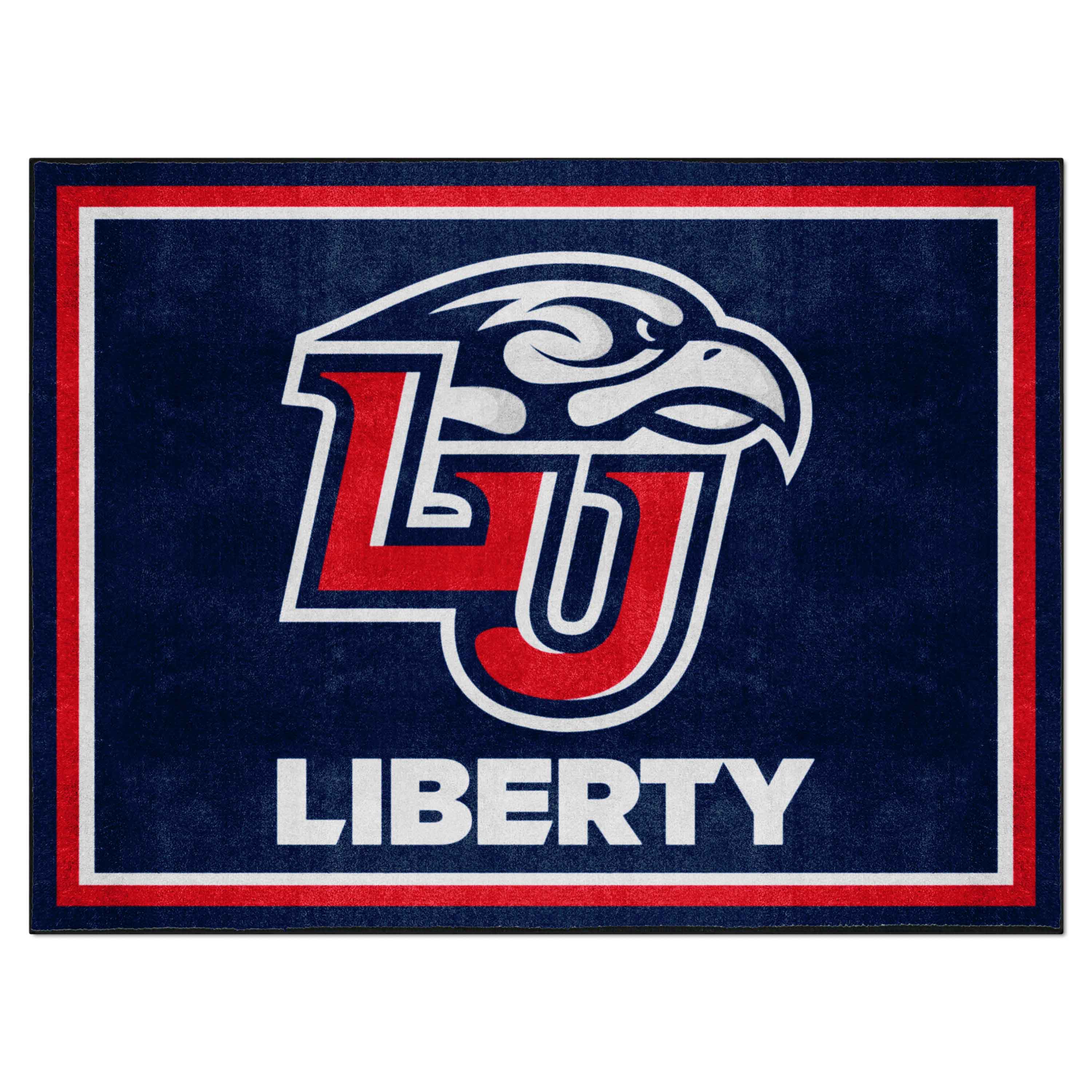 Liberty Flames 8ft. x 10 ft. Plush Area Rug - Liberty
