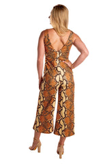 The Antidote | Snakeskin Jumpsuit - Shinesty