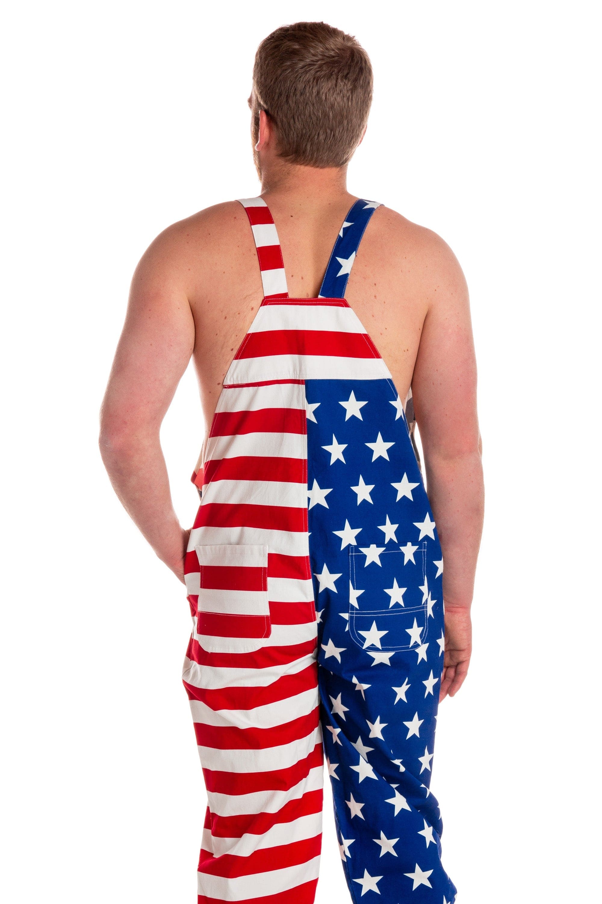The Screamin Eagles | American Flag Overalls - Shinesty