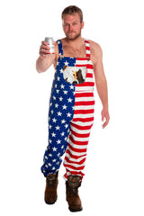 The Screamin Eagles | American Flag Overalls - Shinesty