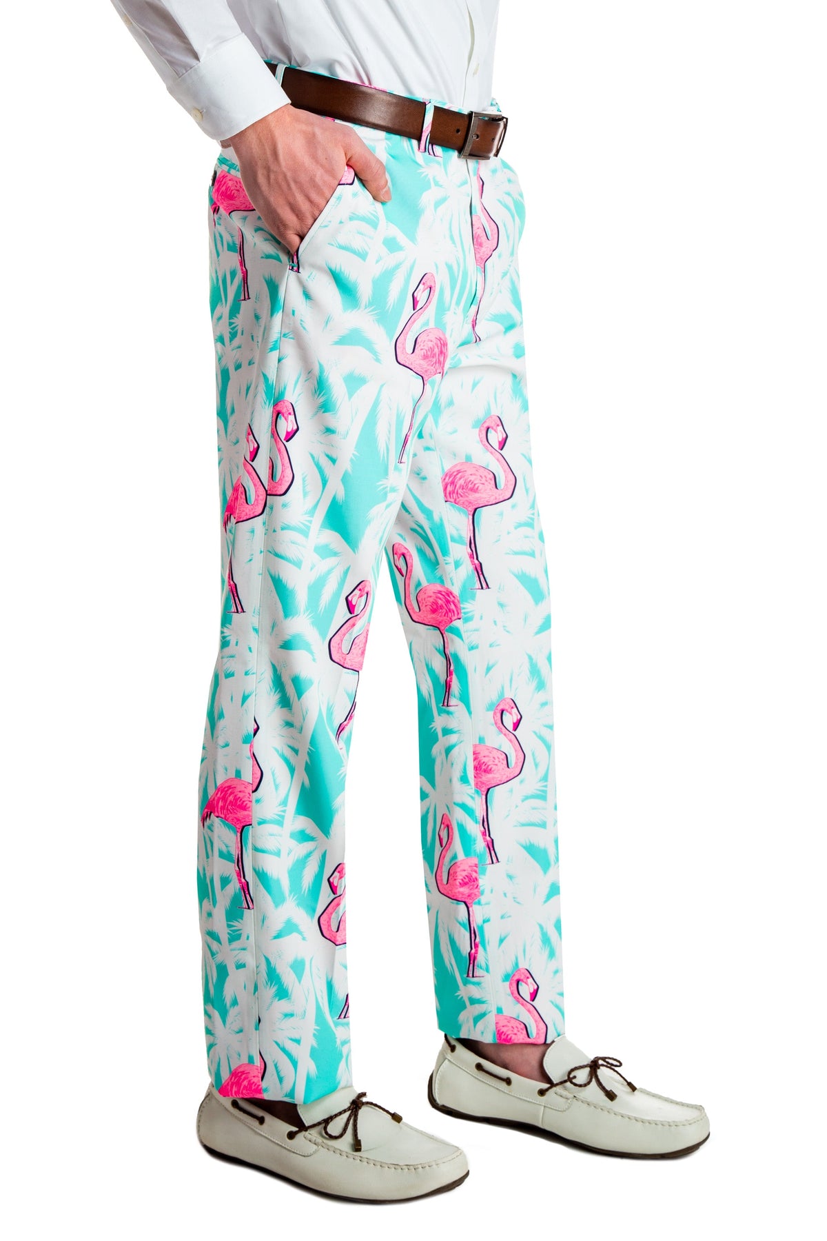 El Flamenco | Tropical Flamingo Print Suit - Shinesty - Flyclothing LLC