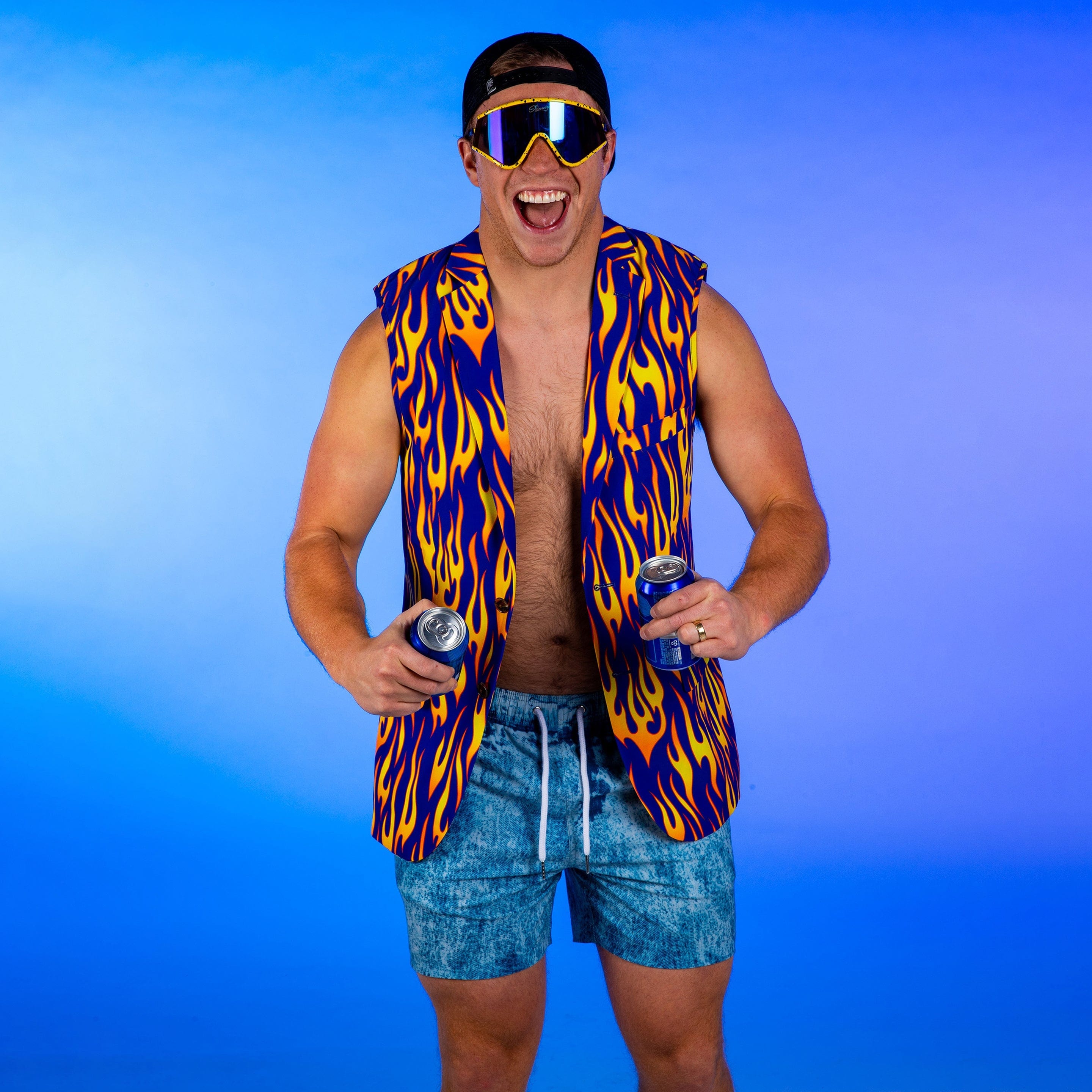 The Flava Town | Sleeveless Blazer - Shinesty