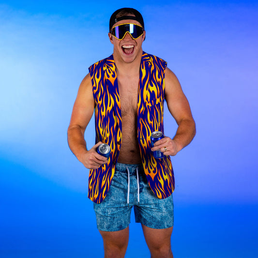 The Flava Town | Sleeveless Blazer - Shinesty