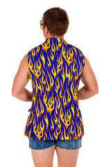 The Flava Town | Sleeveless Blazer - Shinesty