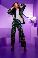 The Christmas Tree Camo | Womens Christmas Tree Print Pant - Shinesty