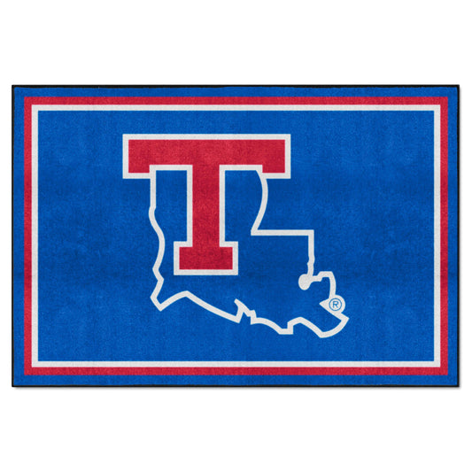 Louisiana Tech Bulldogs 5ft. x 8 ft. Plush Area Rug - Louisiana Tech