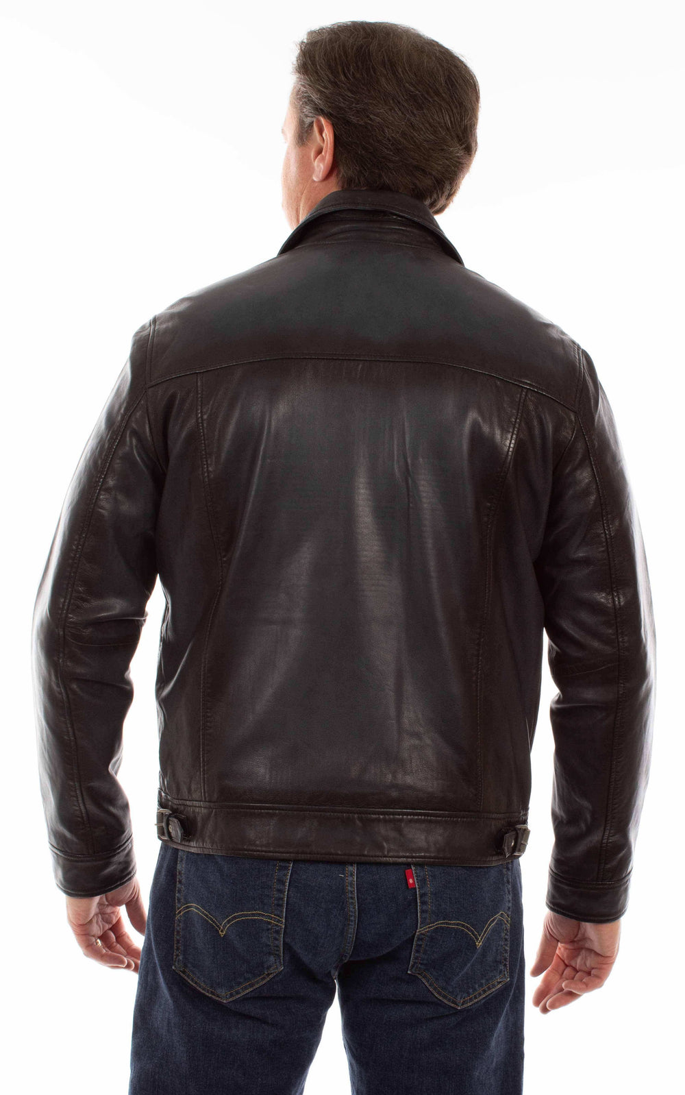 Scully 100% Navy Leather Men's Jacket 2021 - Scully Leather - Flyclothing LLC