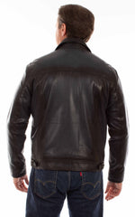 Scully 100% Navy Leather Men's Jacket 2021