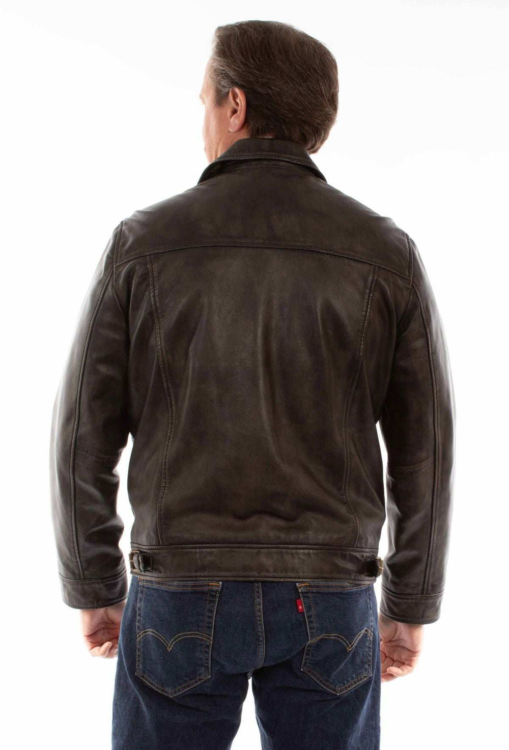 Scully 100% Black Leather Men's Jacket 2021 - Scully Leather - Flyclothing LLC