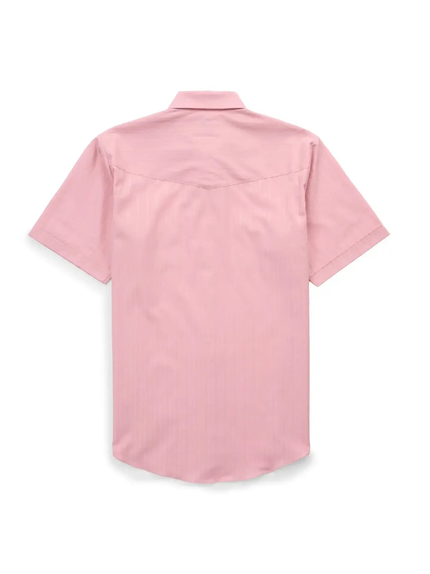 Men's Ely Cattleman Short Sleeve Tonal Dobby Dusty Pink Western Snap Shirt - Ely Cattleman - Flyclothing LLC