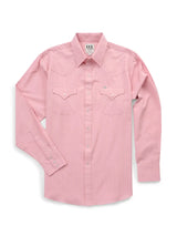 Men's Ely Cattleman Long Sleeve Tonal Dobby Dusty Pink Western Snap Shirt - Ely Cattleman - Flyclothing LLC
