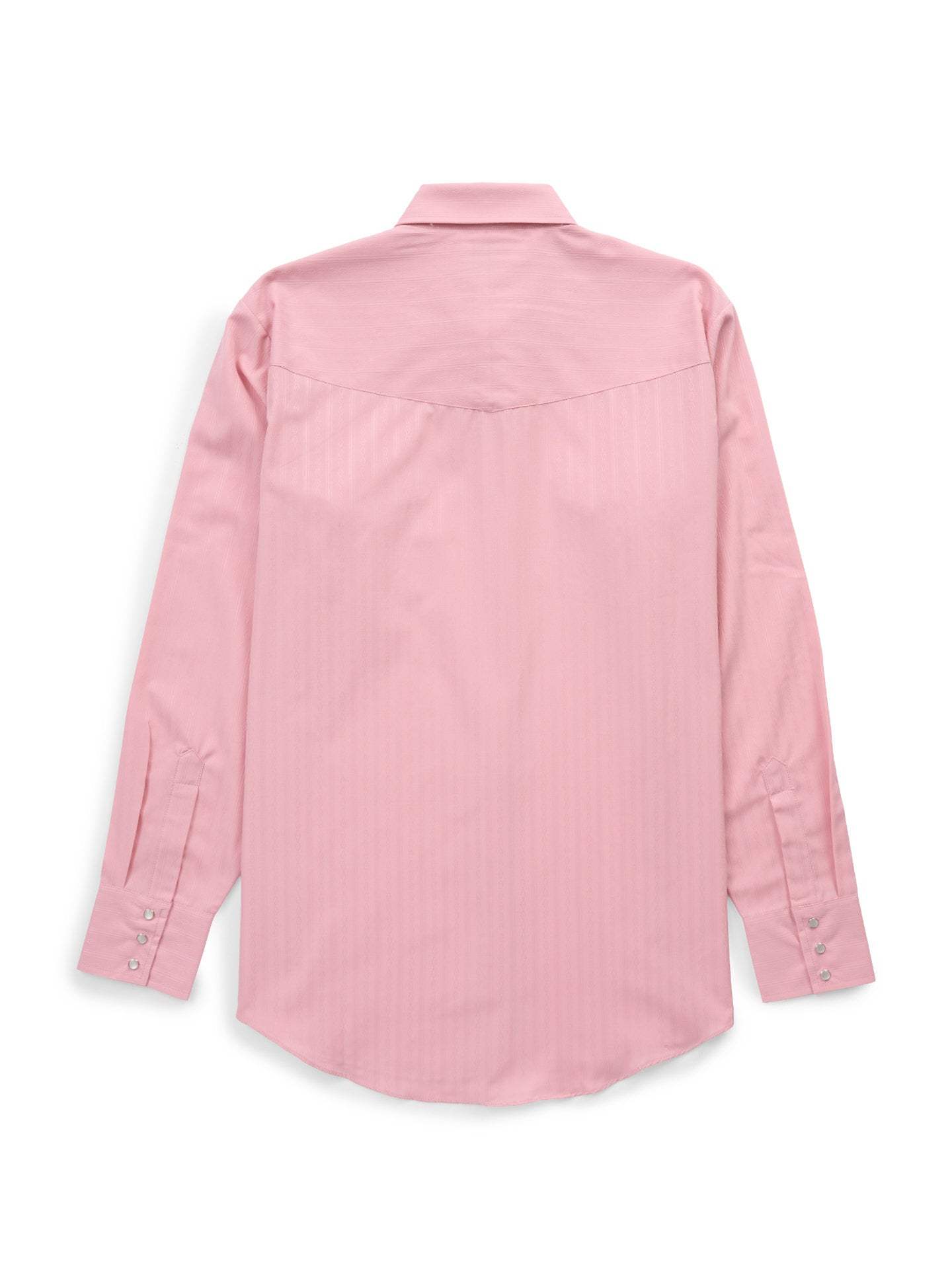 Men's Ely Cattleman Long Sleeve Tonal Dobby Dusty Pink Western Snap Shirt - Ely Cattleman - Flyclothing LLC