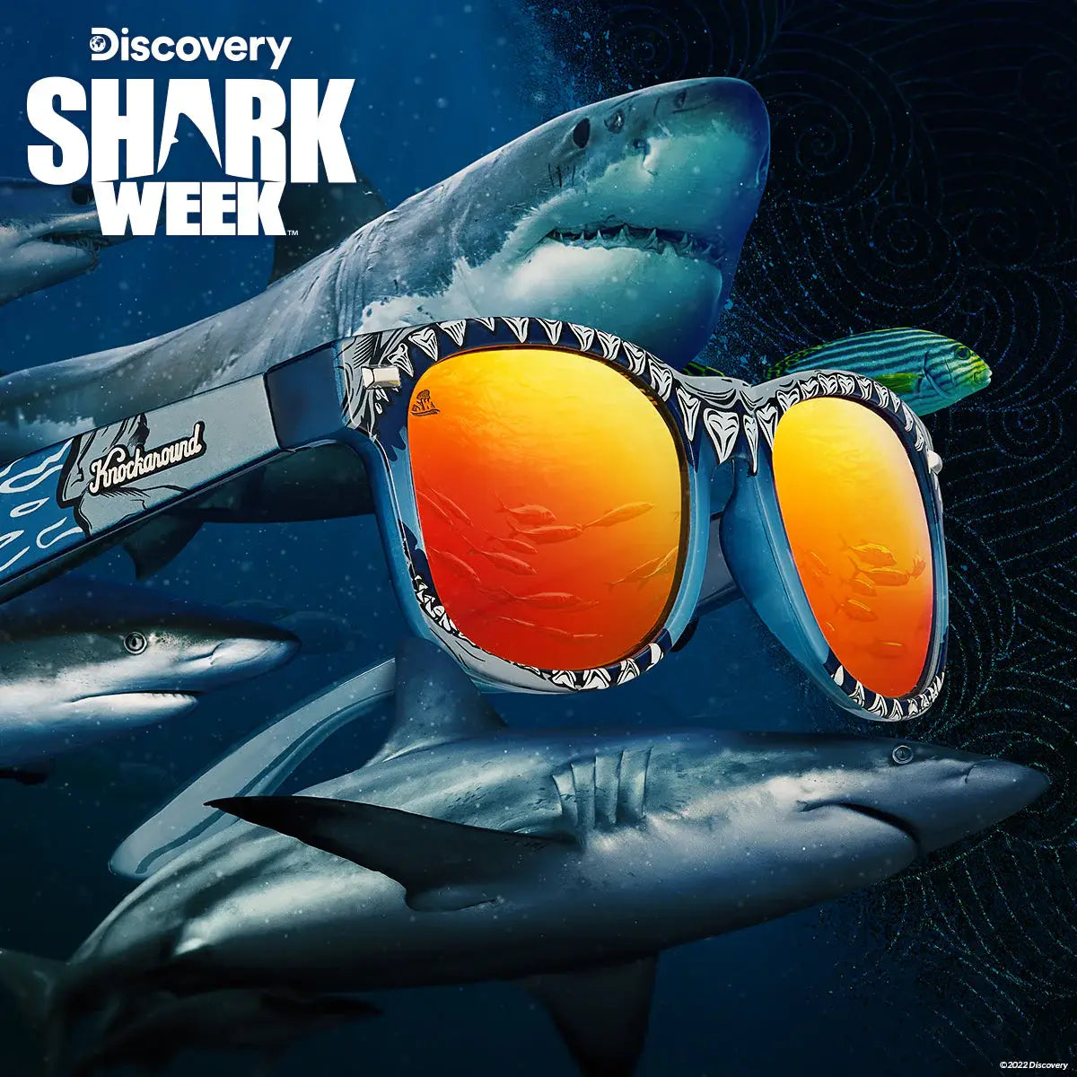 Shark Week Fort Knocks 2022 - Knockaround - Flyclothing LLC