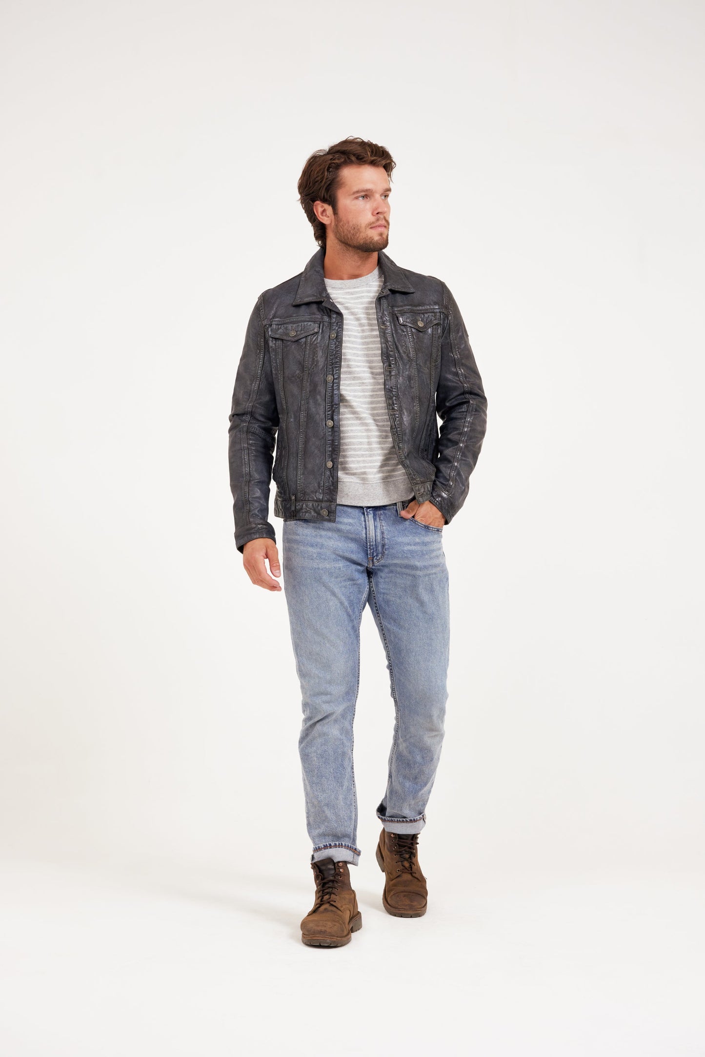 Geoff RF Leather Jacket