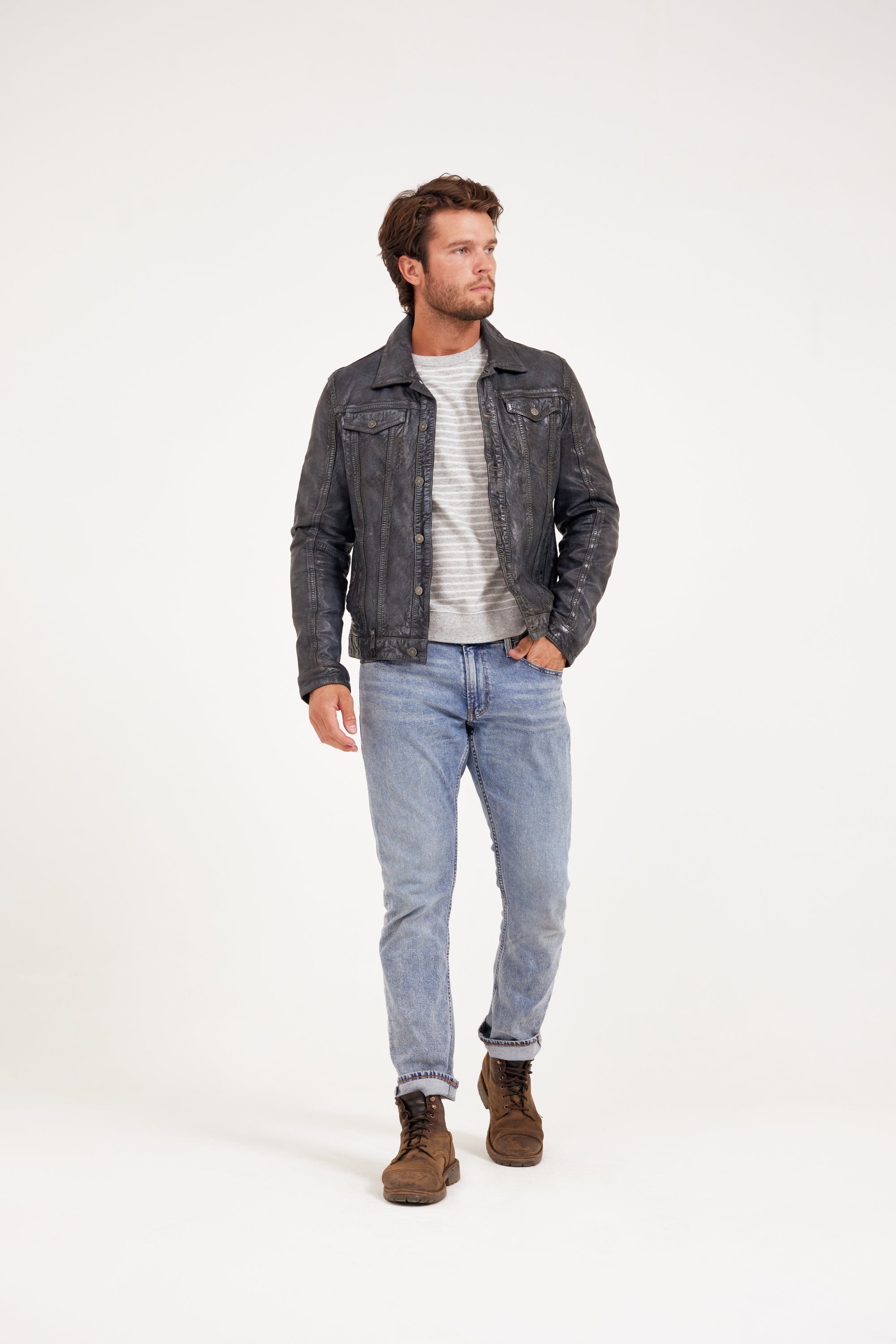 Geoff RF Leather Jacket