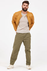 Solvic CF Leather Jacket, Curry