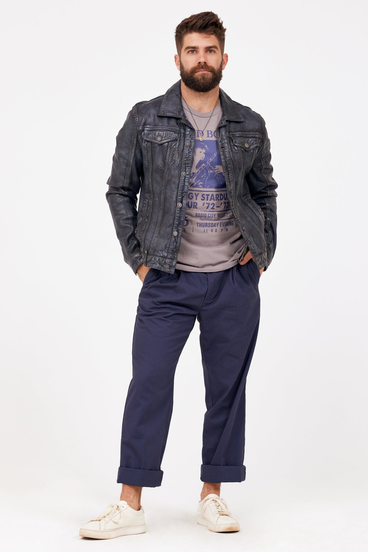Geoff RF Leather Jacket