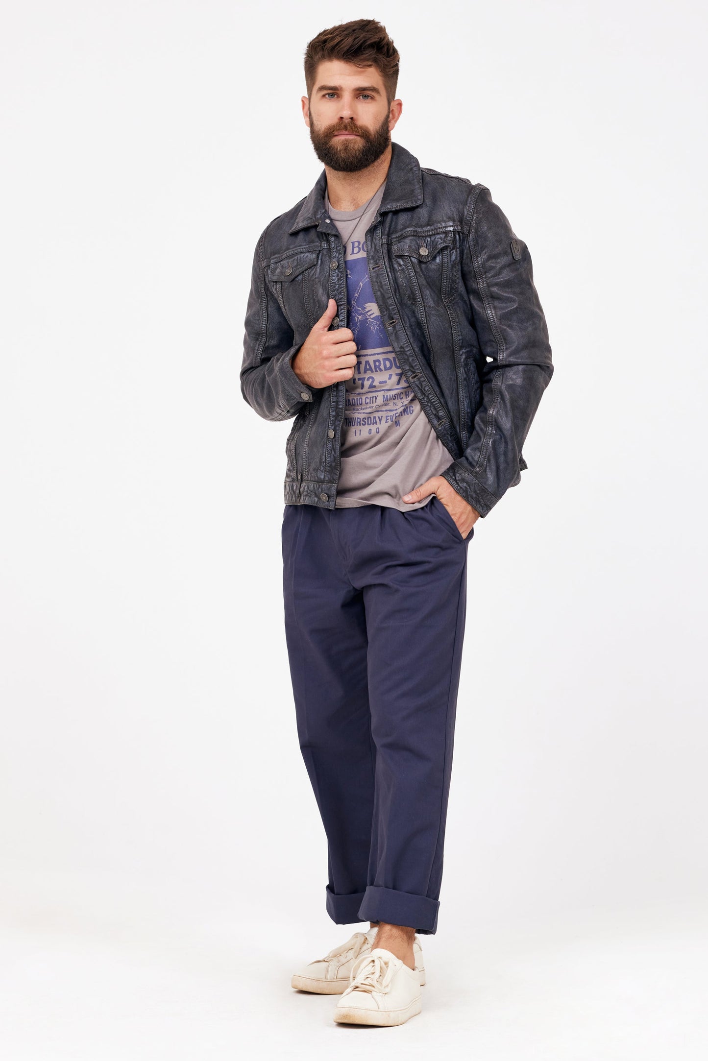 Geoff RF Leather Jacket