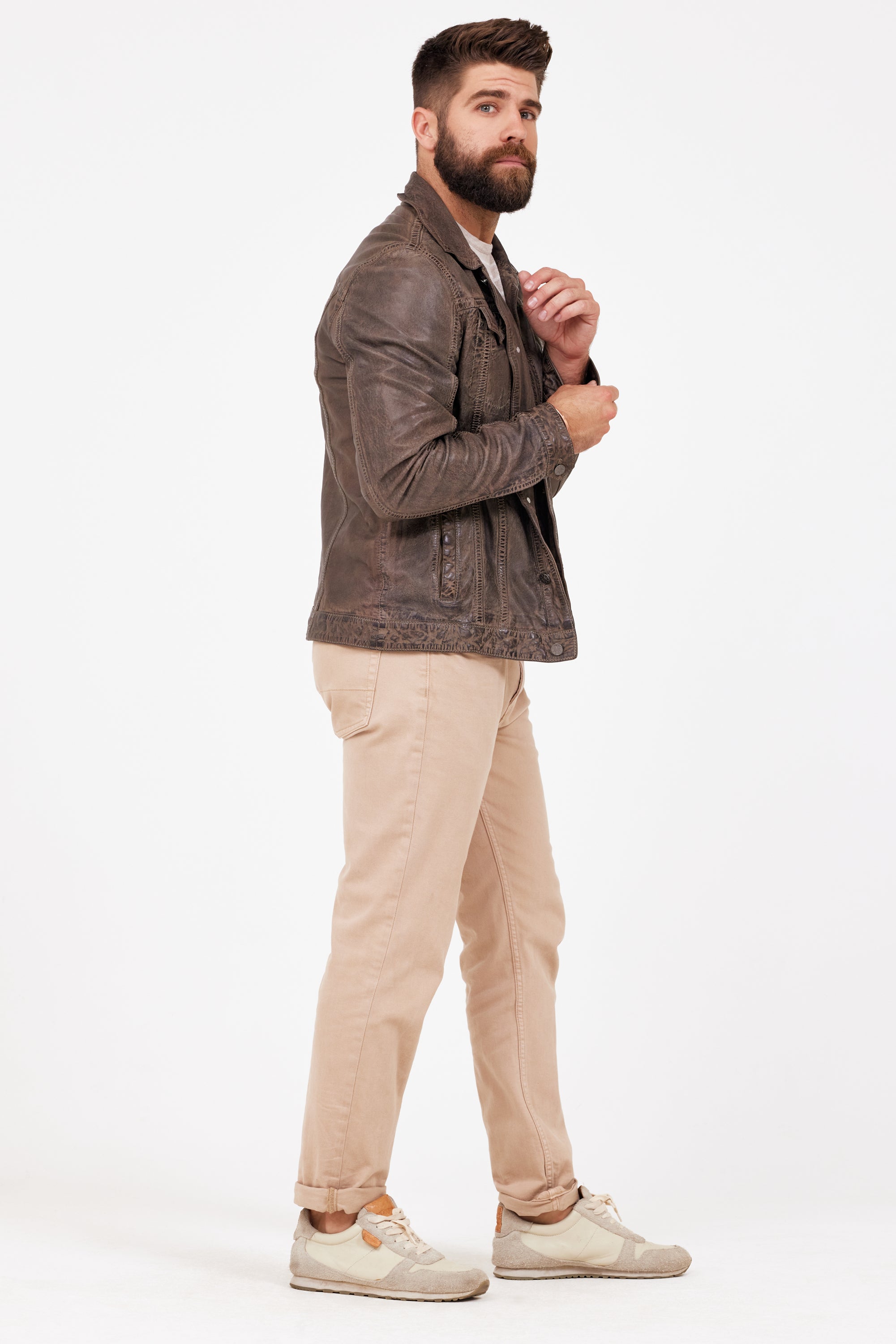 Geoff RF Leather Jacket