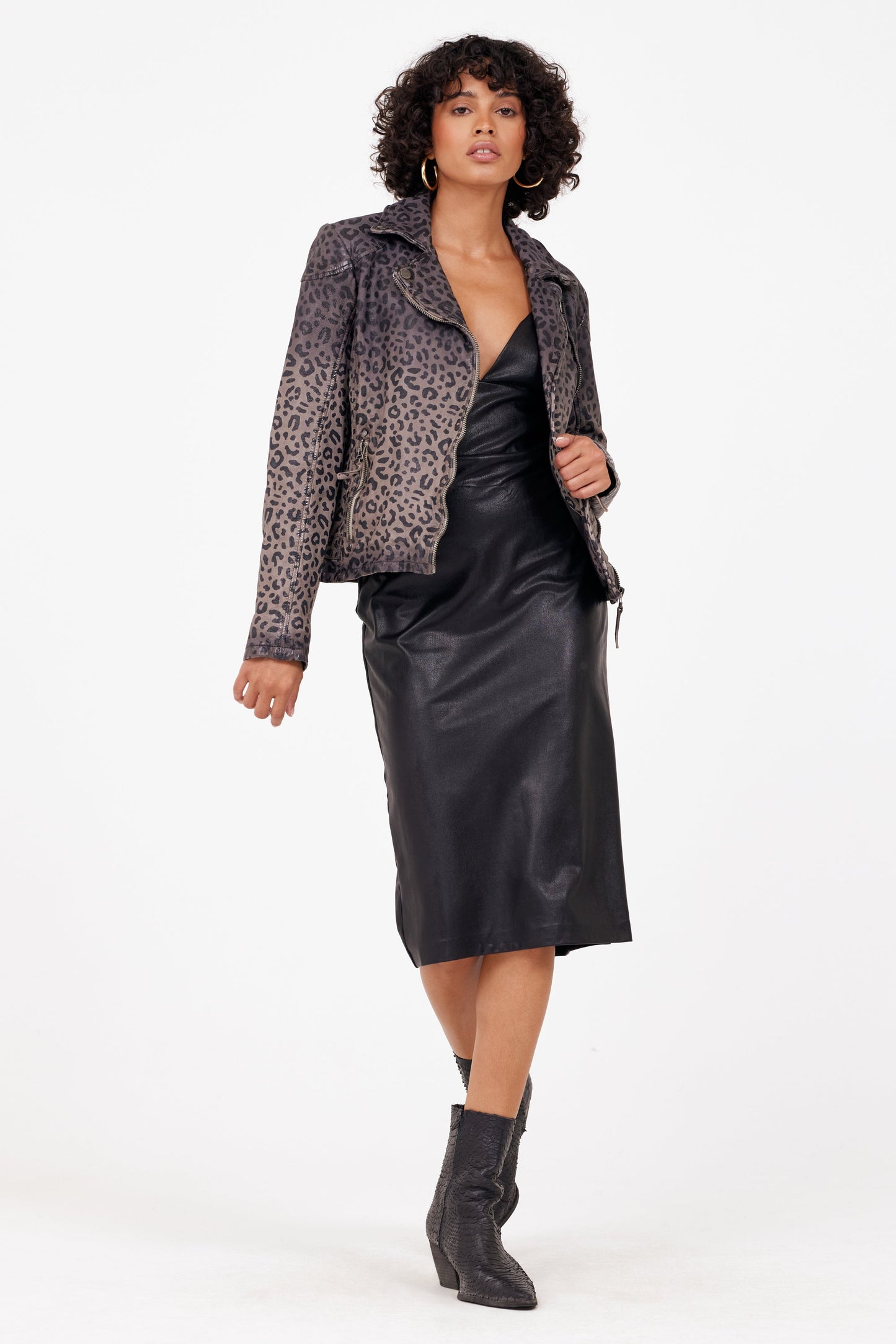 Vicki RF Leather Jacket