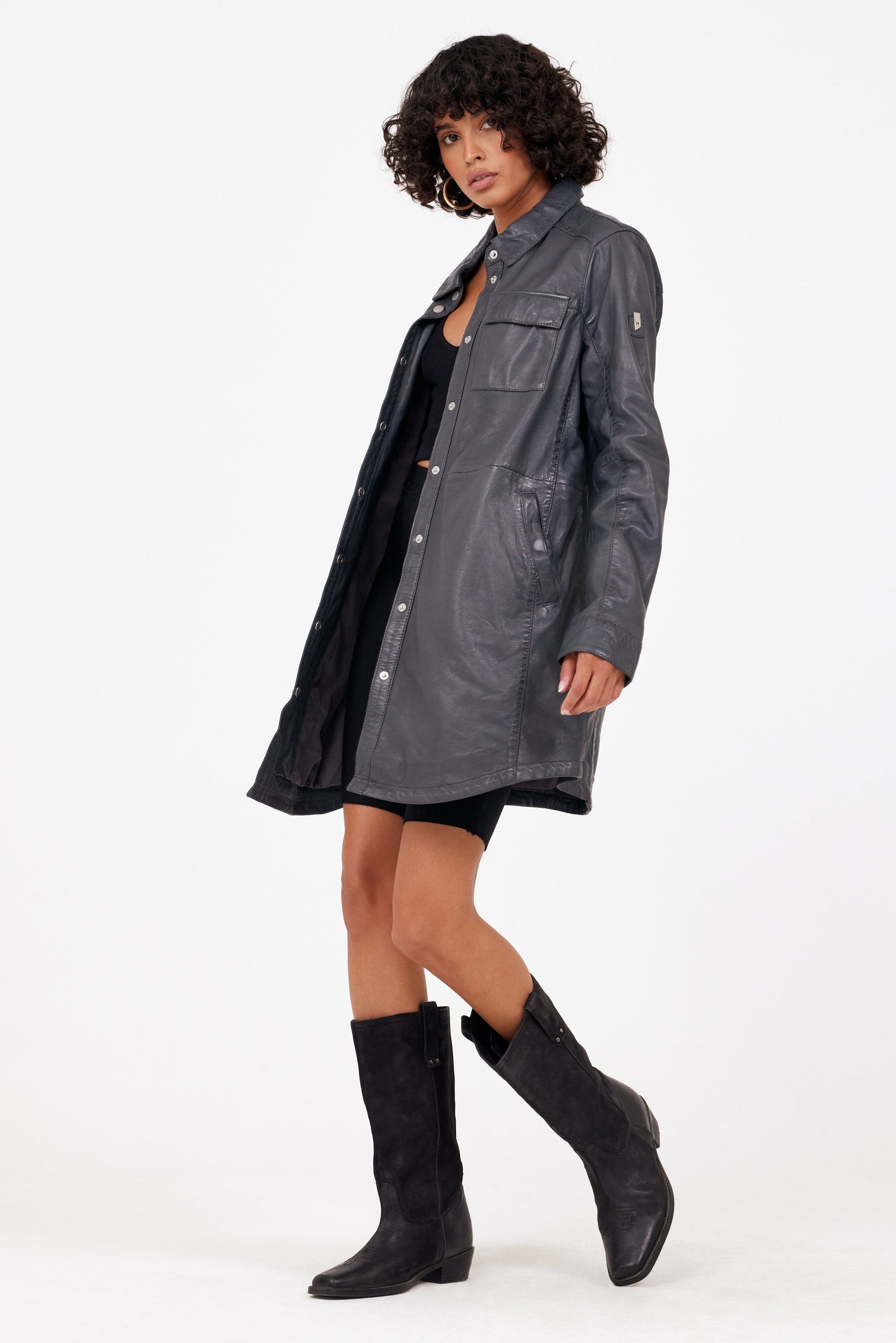 Miha RF Leather Jacket
