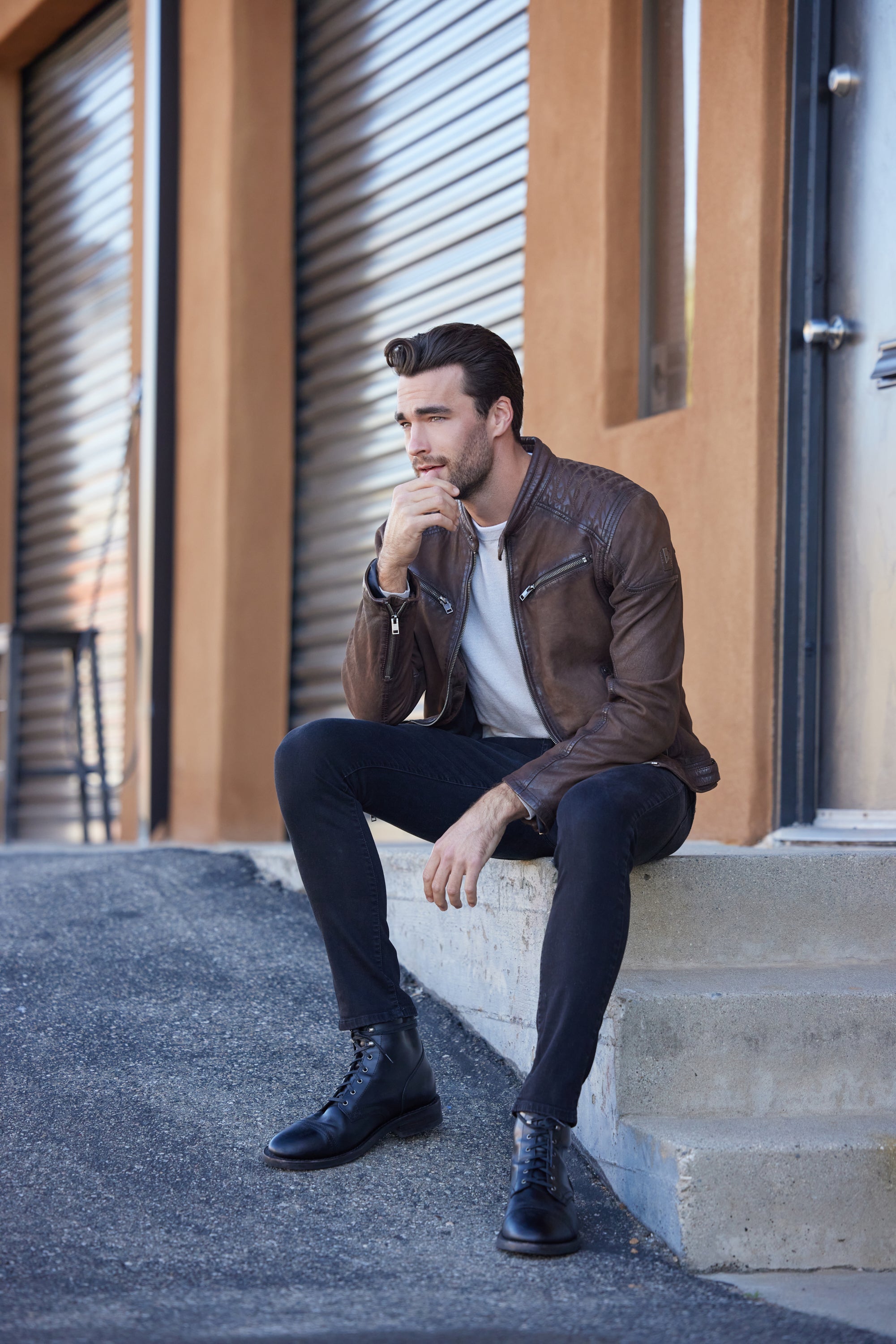 Natico CF Leather Jacket