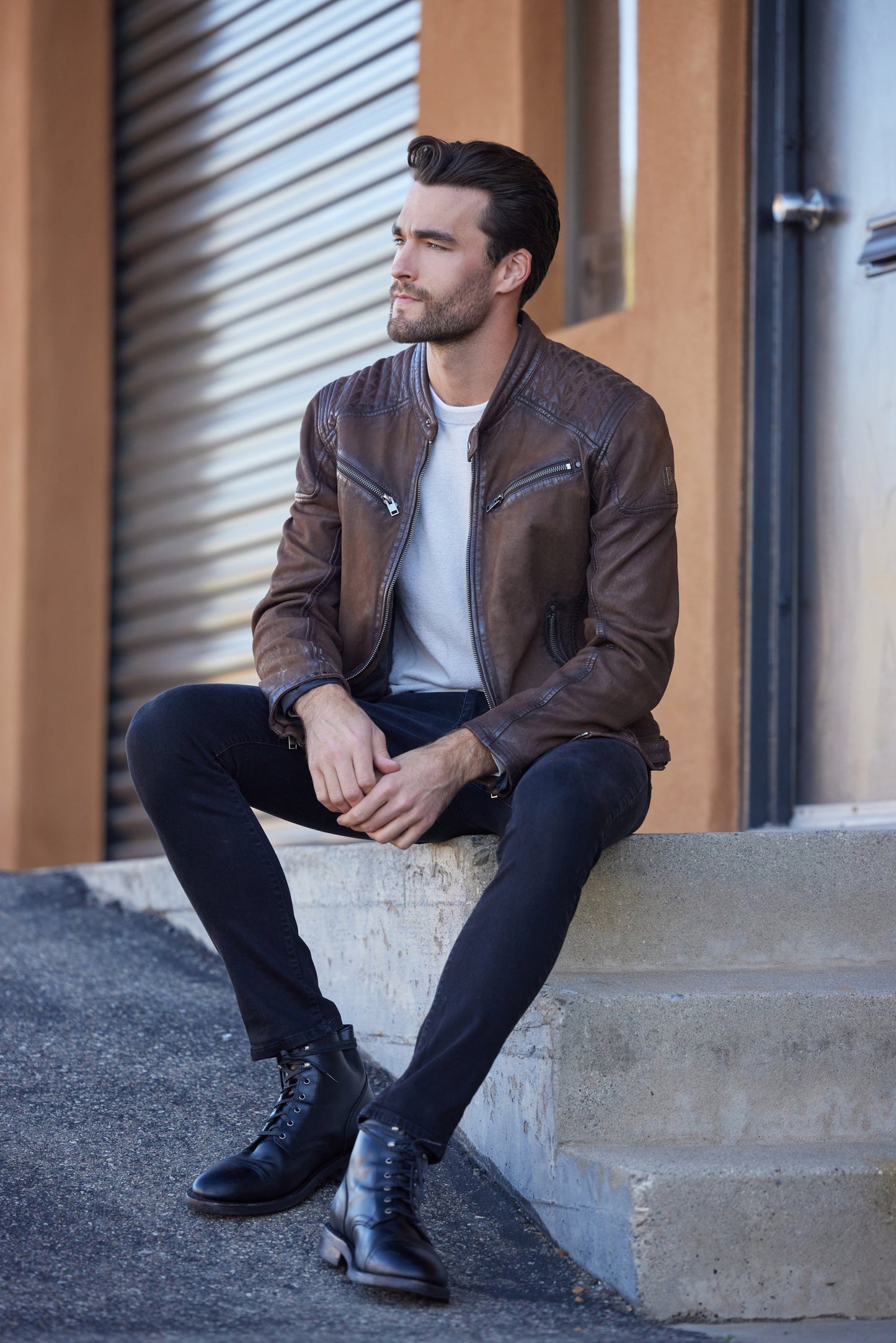 Natico CF Leather Jacket