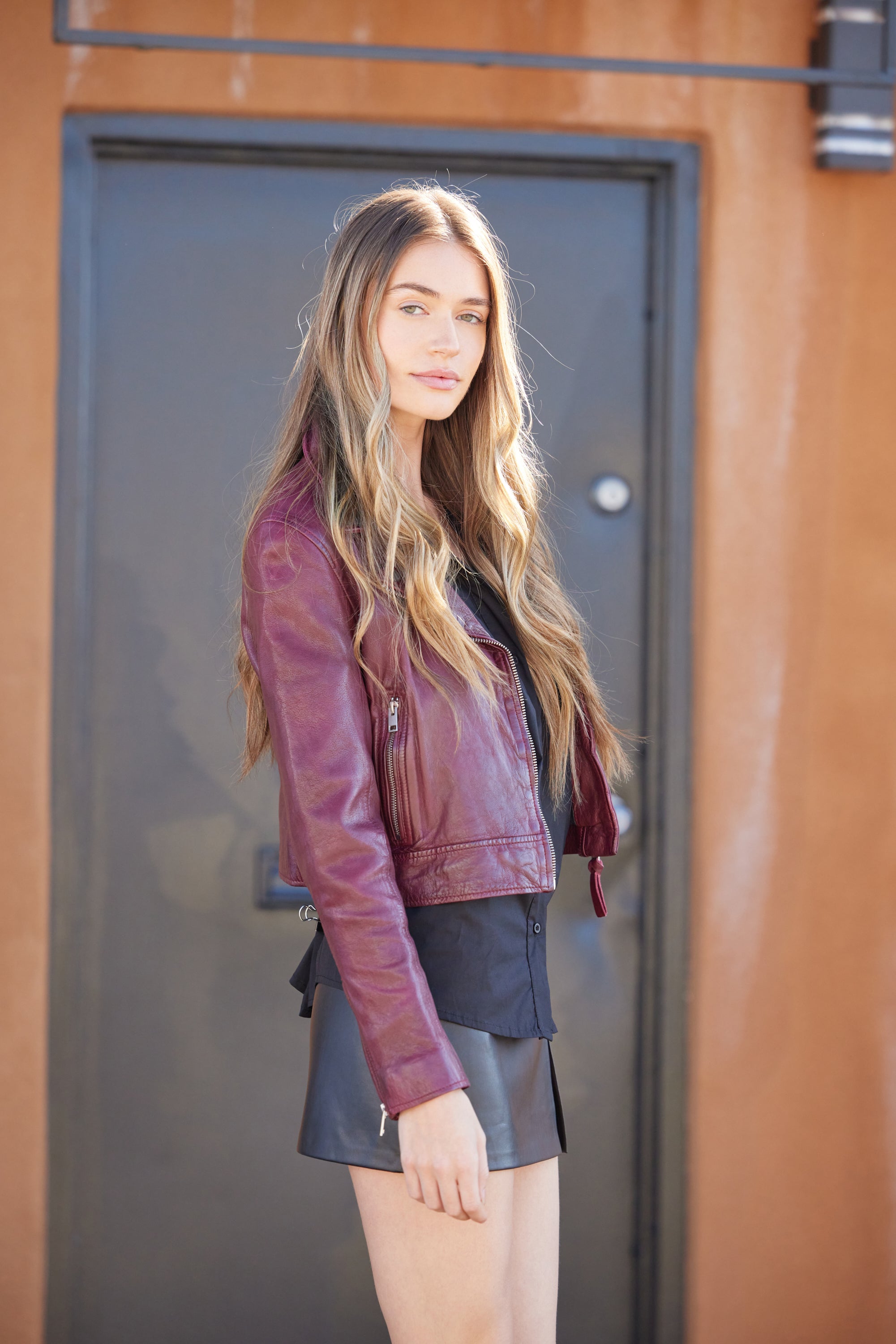 Julene RF Leather Jacket