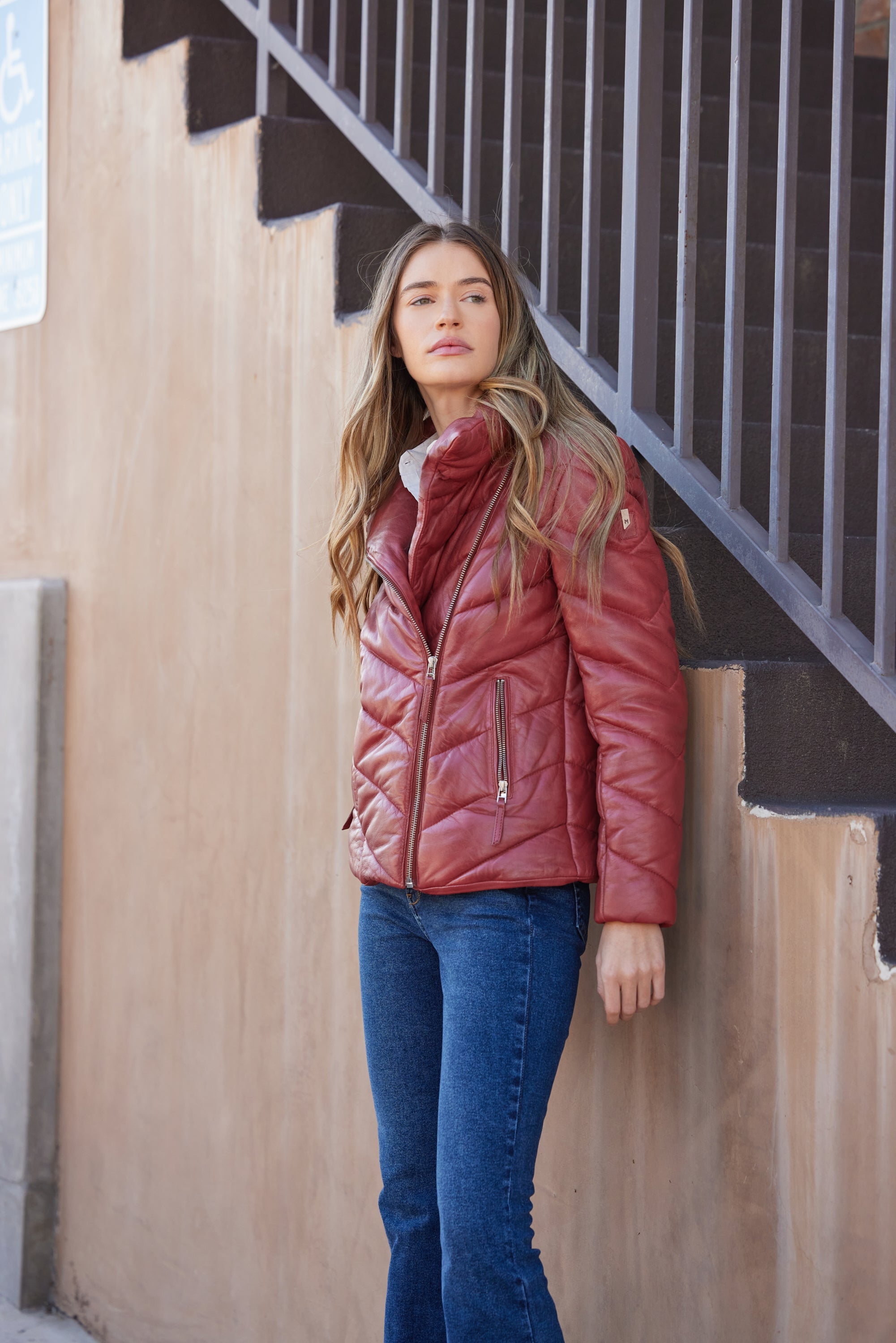 Romea CF Leather Jacket