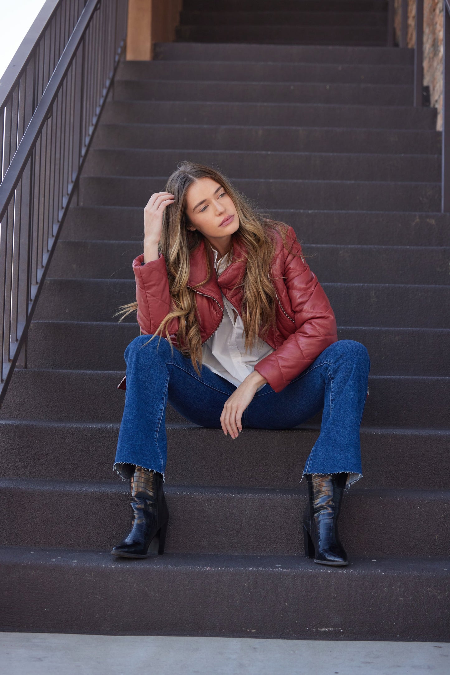 Romea CF Leather Jacket