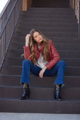 Romea CF Leather Jacket