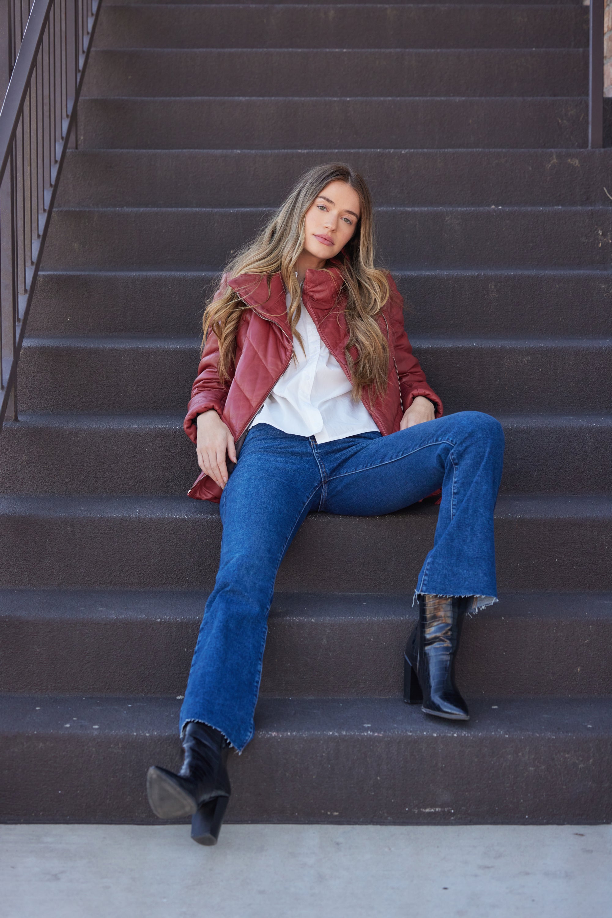 Romea CF Leather Jacket