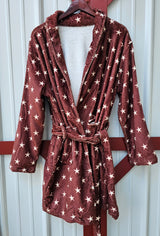 Baha Ranch Cowgirl Says God Bless Women's Western Bath Robe