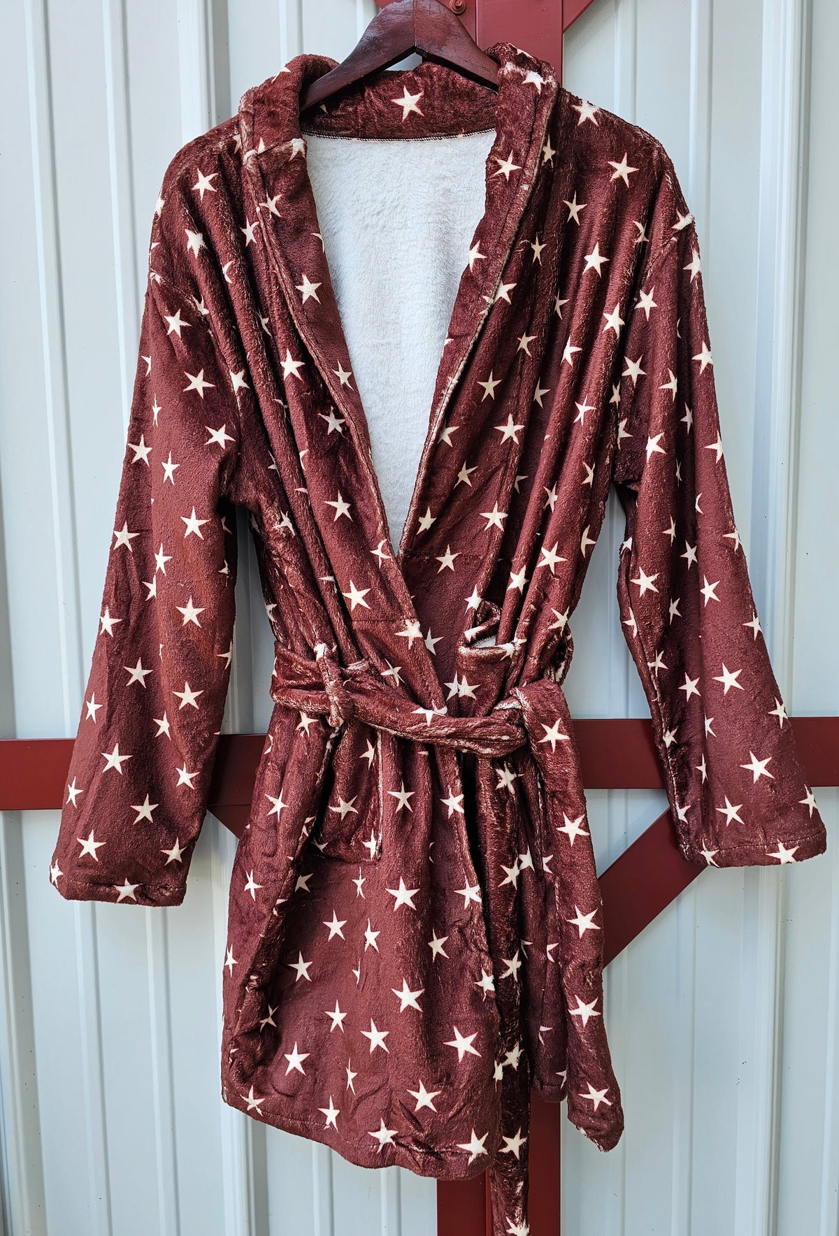 Baha Ranch Cowgirl Says God Bless Women's Western Bath Robe
