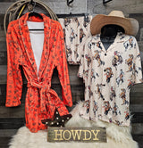 Baha Ranch Vintage Cowgirl Women's Western Pajama Set