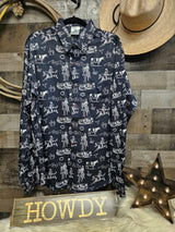 Baha Ranch Ranch Life Unisex Western Button Up Shirt