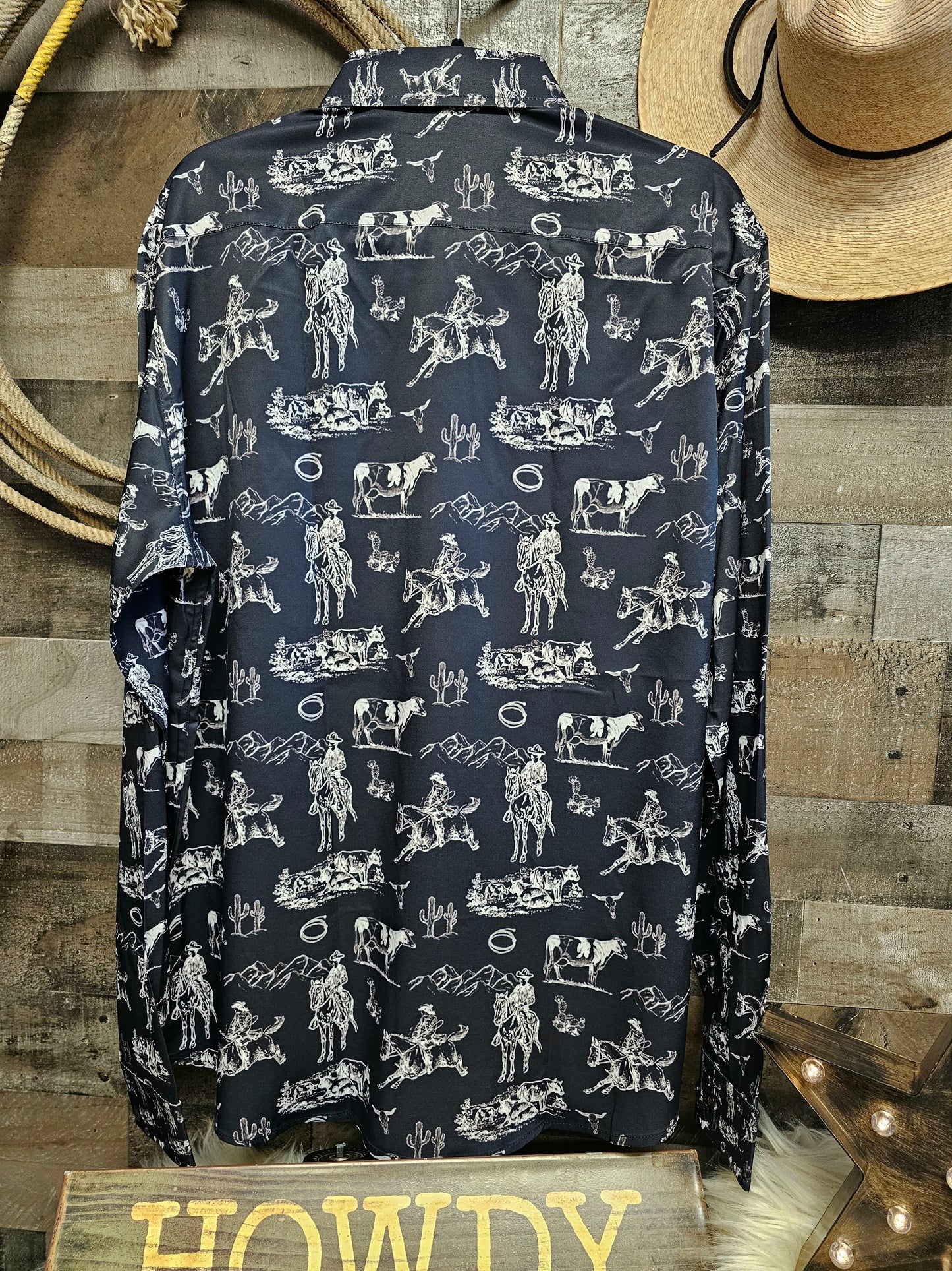 Baha Ranch Ranch Life Unisex Western Button Up Shirt
