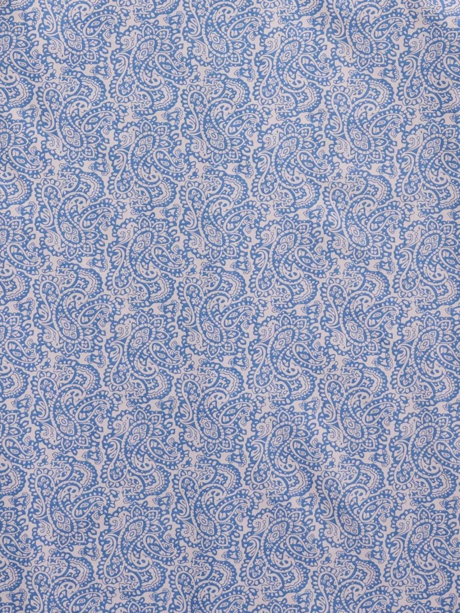 Men's Ely Cattleman Short Sleeve Paisley Print Western Snap Shirt- Navy - Ely Cattleman - Flyclothing LLC